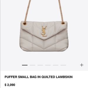 Saint Laurent Puffer Bag
